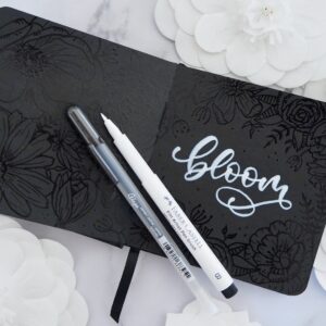 SAKURA Sketch Note Book + Gelly Roll Glaze + Faber-Castell Pitt Artist Pen Brush