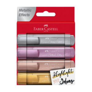 Faber-Castell Metallic Textmarker 4er Set