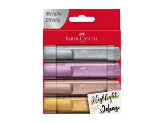 Faber-Castell Metallic Textmarker 4er Set