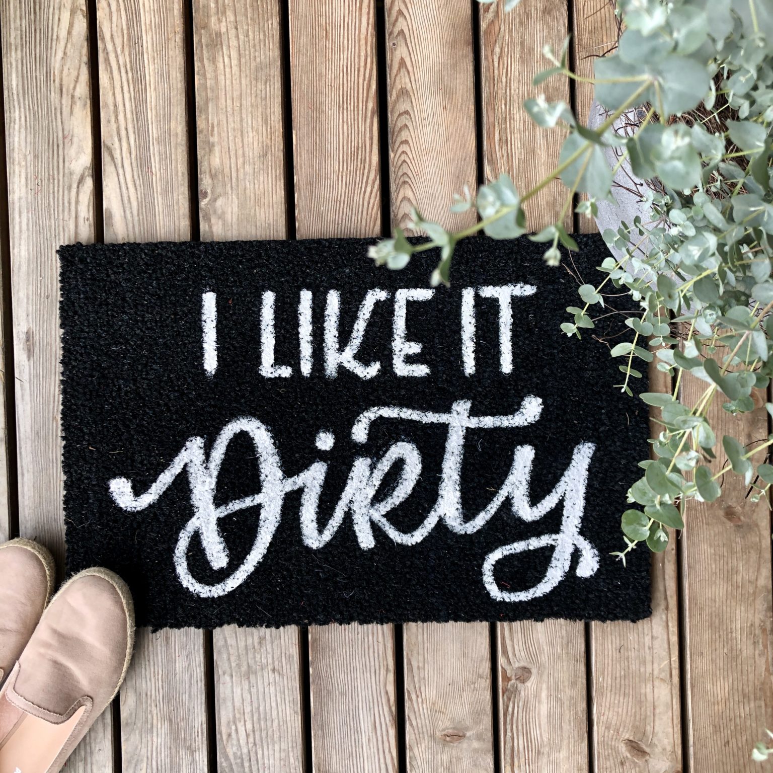 Türmatte schwarz, 60x40cm