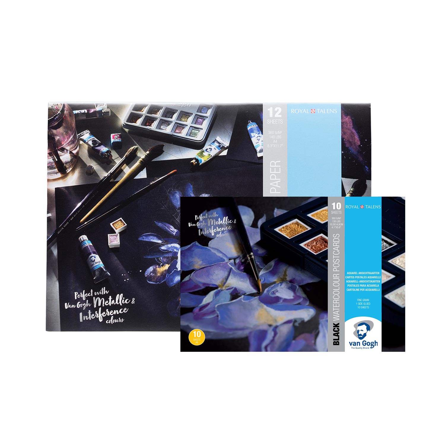 Van Gogh Aquarellpapier Schwarz