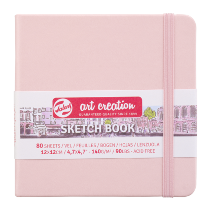 Talens Art Creation Sketch Book 12x12 cm pastel pink