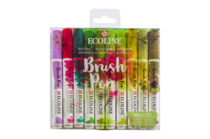 Talens Ecoline Brush Pen 10er-Set Botanical
