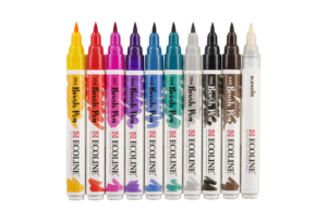 Talens Ecoline Brush Pen 10er-Set Handlettering