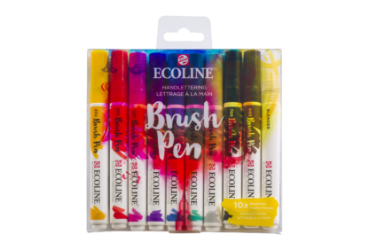 Talens Ecoline Brush Pen 10er-Set Handlettering