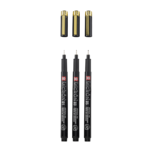 Sakura Pigma Micron Fineliner Black&Gold Edtion 3er Set