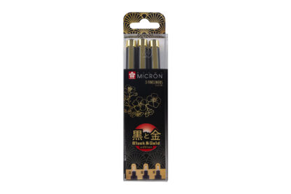 Sakura Pigma Micron Fineliner Black&Gold Edtion 3er Set