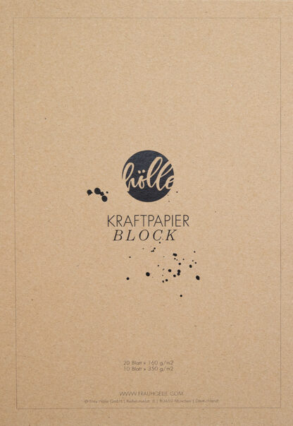 Frau Hölle Kraftpapier Block