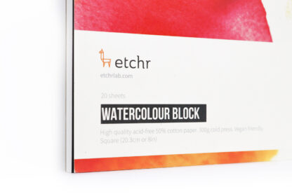 Etchr Watercolor Pad 8in
