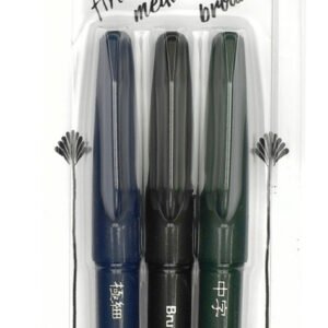 Pentel Brush Sign Pen Pigment, 3er Set