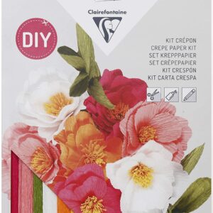 Clairefontaine Kreativset Krepppapier Blumenstrauss