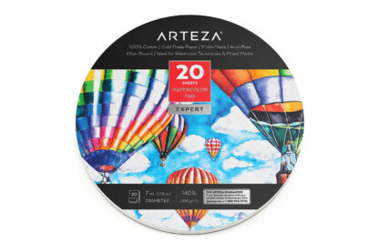 Arteza Aquarellblock, rund
