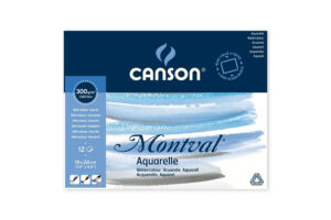 CANSON Montval Grain Fin, 19 x 24 cm, 12 Blatt