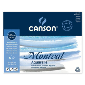 CANSON Montval Grain Fin, 19 x 24 cm, 12 Blatt