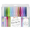 Pentel Brush Sign Pen, 12er Set Pastel