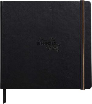 Rhodia Carb'ON book, 21x21cm, Schwarz