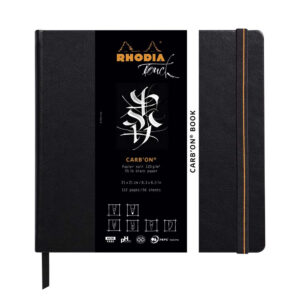 Rhodia Carb'ON book, 21x21cm, Schwarz