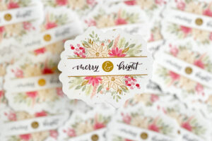 Sticker "Merry & Bright"