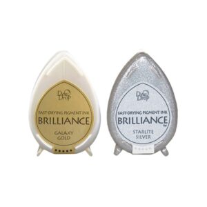 Stempelkissen Brilliance, Gold und Silber