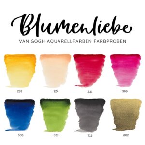Van Gogh Farbproben – Blumenliebe