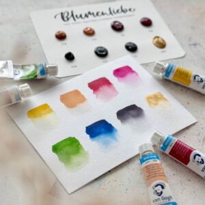 Van Gogh Farbproben – Blumenliebe Dotcard