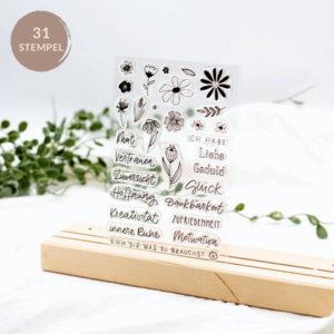 Unsere kleine Bastelstube Stempelset "Nimm dir, was du brauchst"