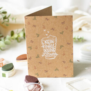 Unsere kleine Bastelstube Stempelset "Kaffeeliebe"