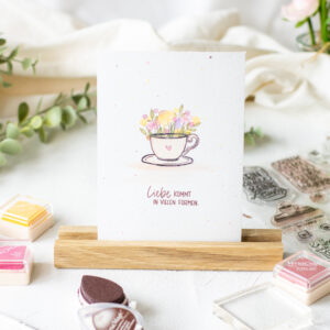 Unsere kleine Bastelstube Stempelset "Kaffeeliebe"