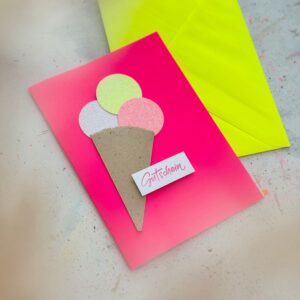 Paper Poetry Kartenset Neon Mix, B6 – Bild 4