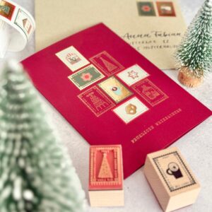 Paper Poetry Mini Sticker Weihnachtsmarkt Briefmarken, 120 Stück – Bild 3