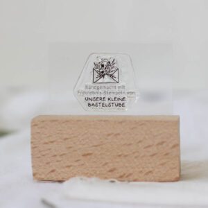 Unsere Kleine Bastelstube Stempel "handgemacht mit Freulebnis-Stempel"