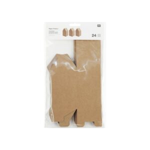 Adventskalender Papphäuser, Kraftpapier