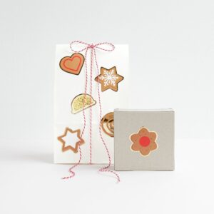 Paper Poetry Sticker Weihnachtskekse, Ø 5 cm – Bild 2