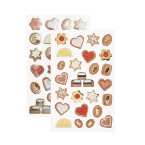 Paper Poetry Sticker "Weihnachtskekse", 2 Ausführungen