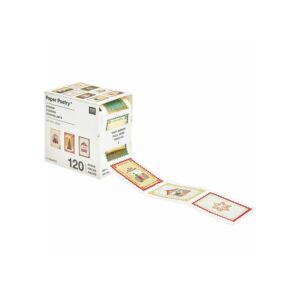 Paper Poetry Mini Sticker Weihnachtsmarkt Briefmarken, 120 Stück