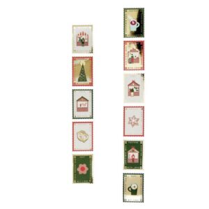 Paper Poetry Mini Sticker Weihnachtsmarkt Briefmarken, 120 Stück – Bild 4
