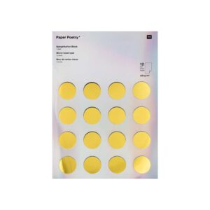 Bastelblock Spiegelkarton, 12 Blatt