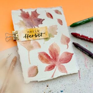 Ländle Liebelei Kreativ-Schablone, Herbstblätter