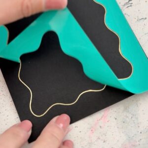 Ländle Liebelei Kreativ-Schablone, Wellenrand