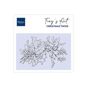 Woodware XL Clear Stamp "Christmas Twigs"