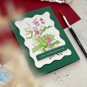 Woodware XL Clear Stamp "Christmas Twigs" – Bild 2