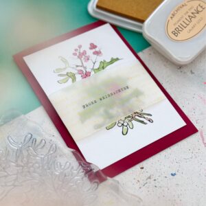 Woodware XL Clear Stamp "Christmas Twigs" – Bild 3