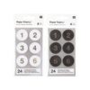 Paper Poetry Adventskalender Zahlen Sticker
