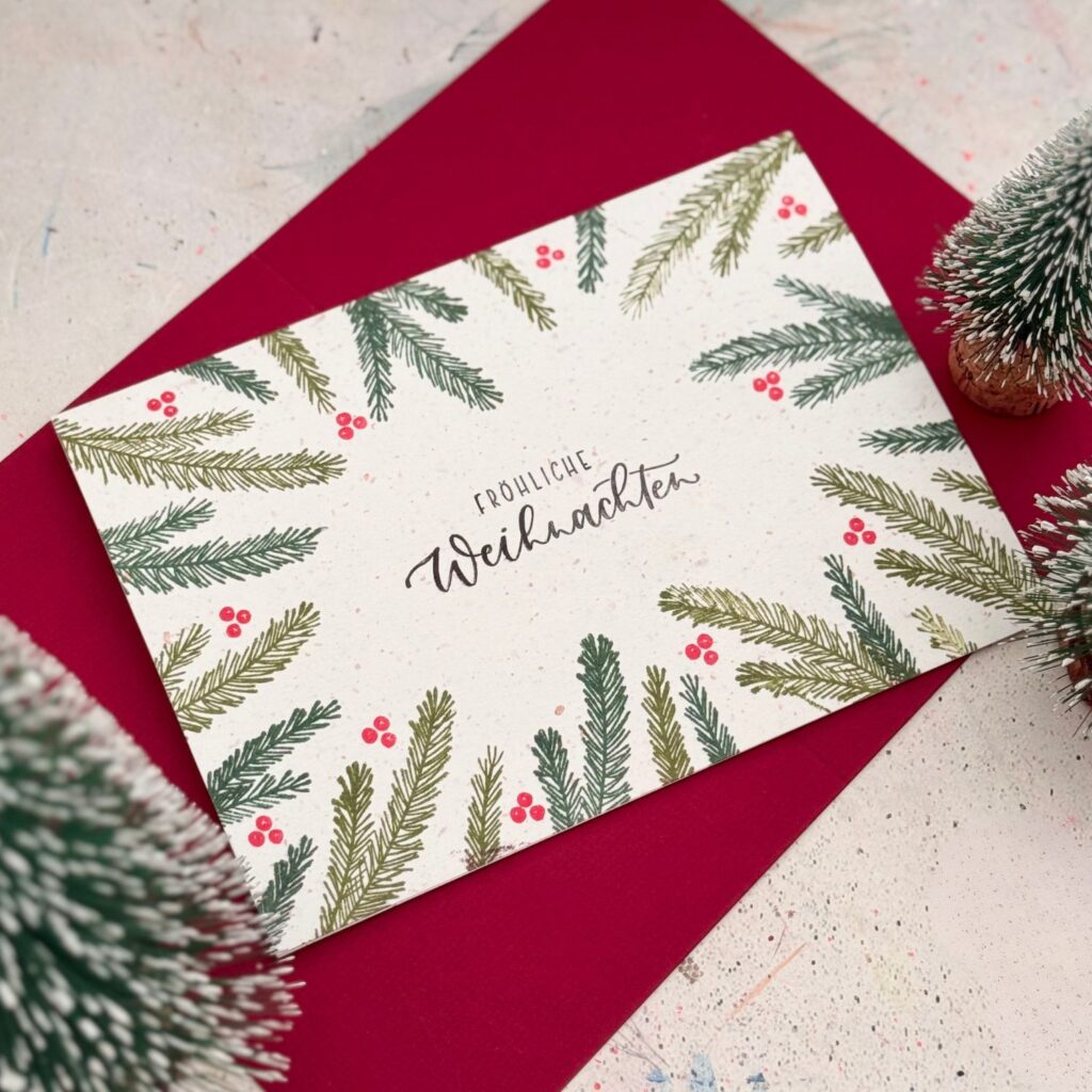Stempelset "Schmück den Baum" Unsere kleine Bastelstube x Ländle Liebelei