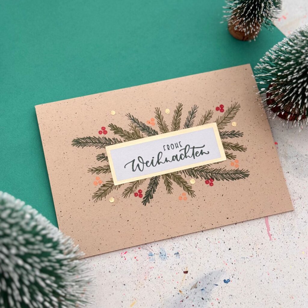 Stempelset "Schmück den Baum" Unsere kleine Bastelstube x Ländle Liebelei