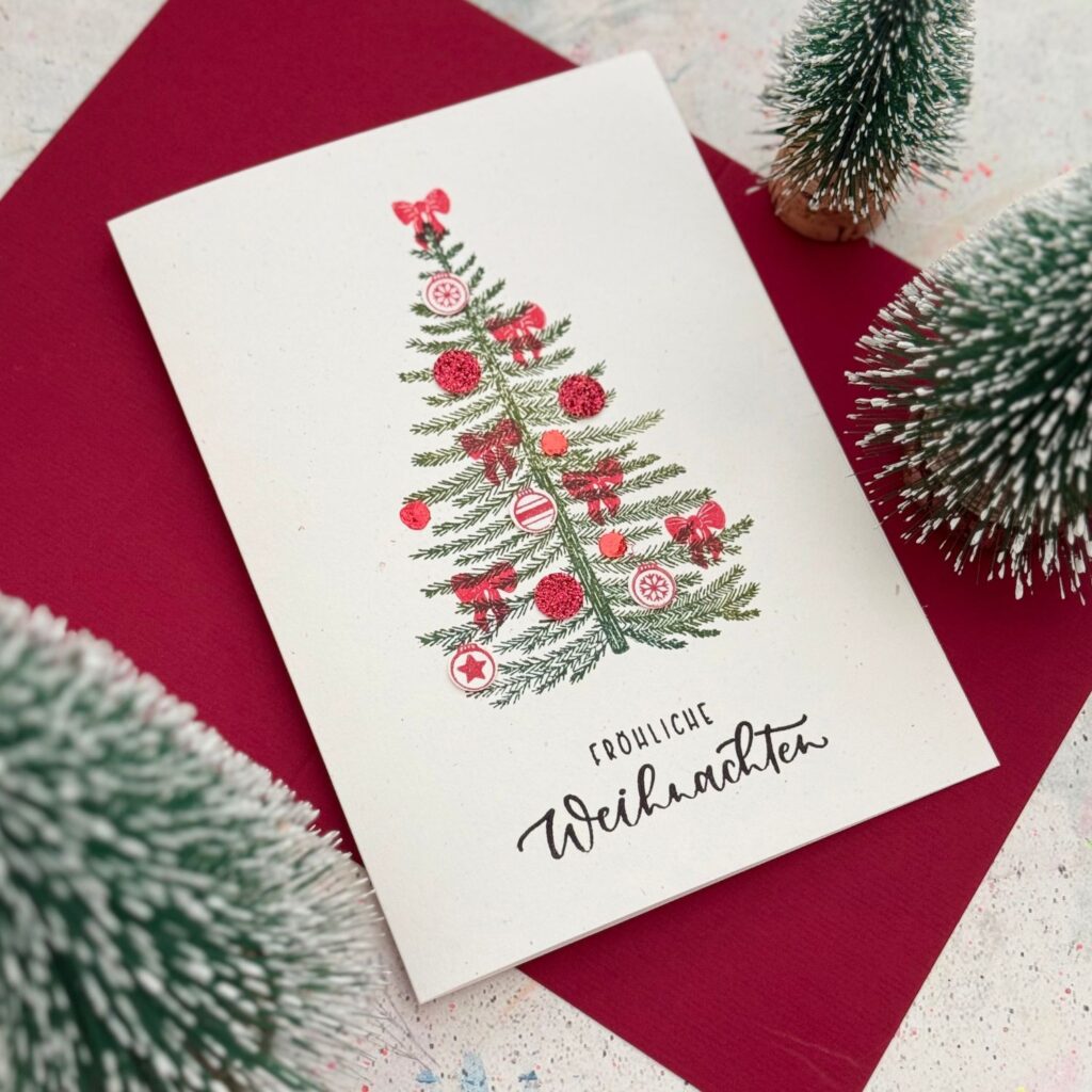 Stempelset "Schmück den Baum" Unsere kleine Bastelstube x Ländle Liebelei