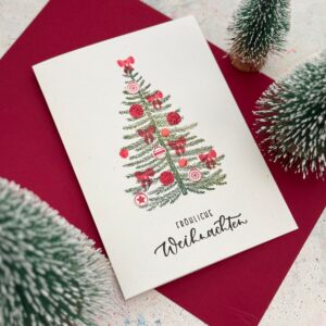 Stempelset "Schmück den Baum" Unsere kleine Bastelstube x Ländle Liebelei