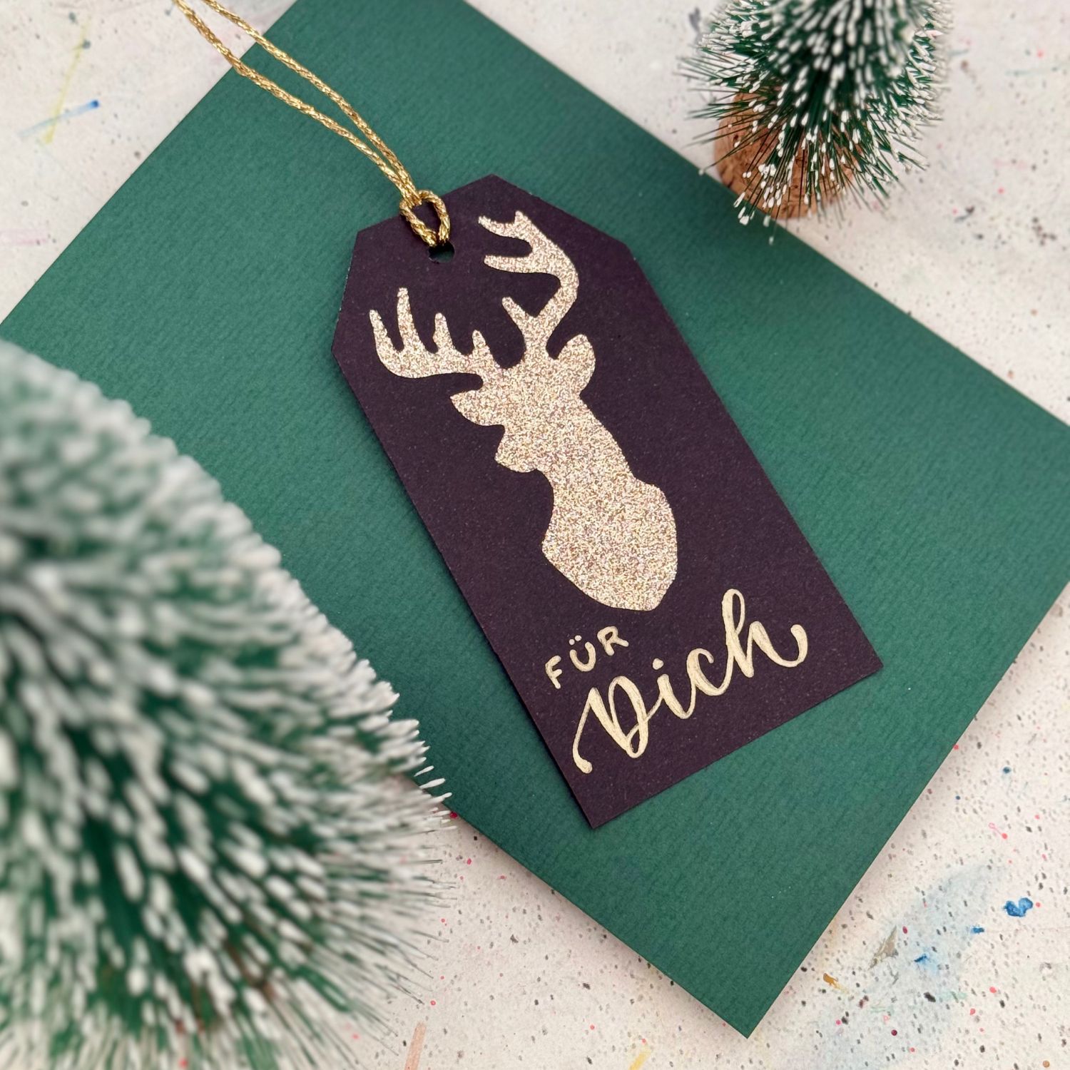 XL Motivstanze Hirsch