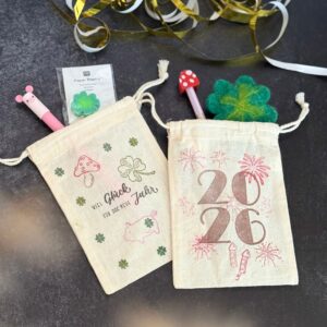 Paper Poetry Baumwollbeutel, 10 x 15 cm