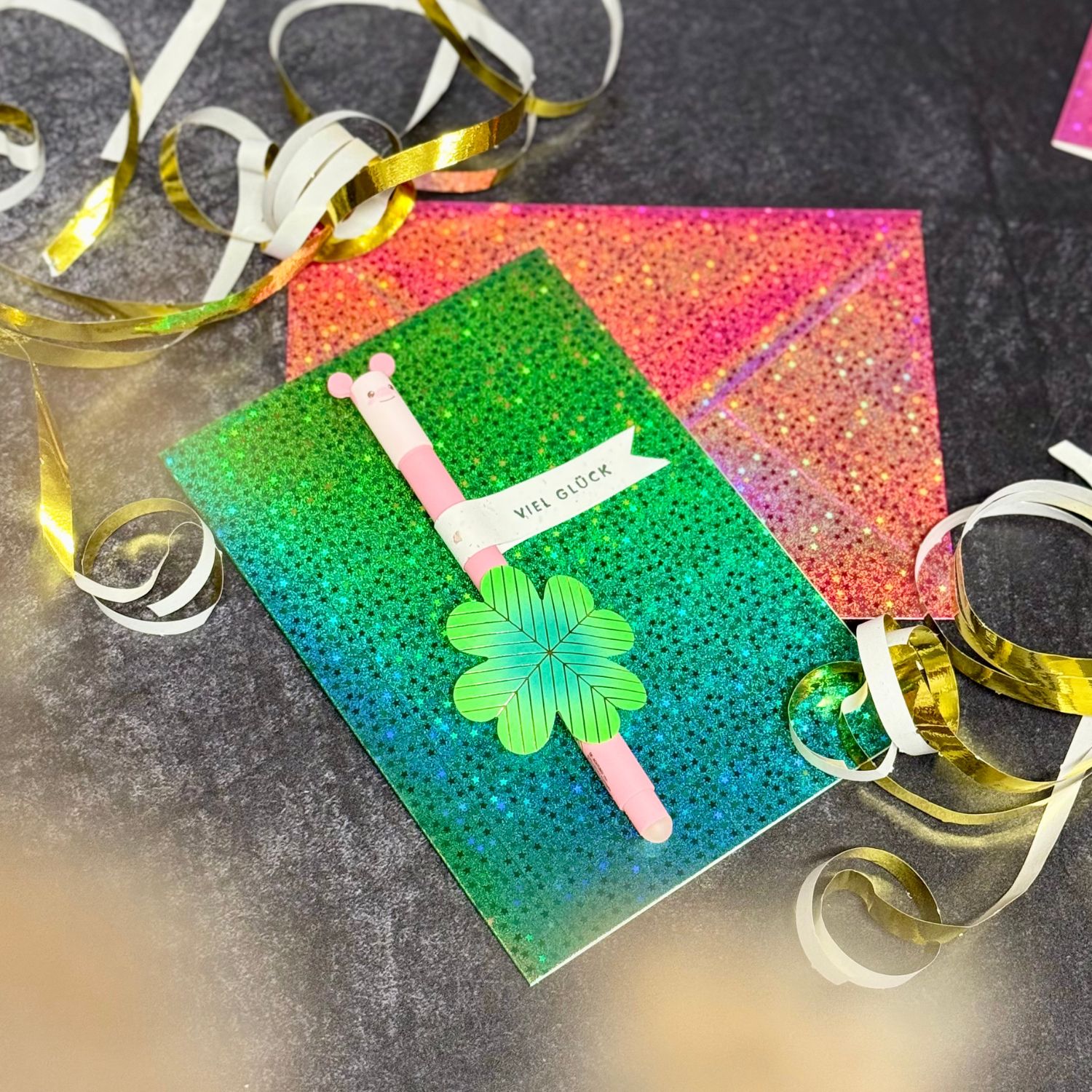 Kartenset Sterne Rainbow, B6